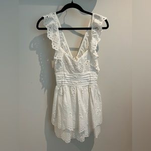 For Love and Lemons - Serena Sleeveless Dress - White